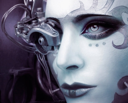 women robots cyborgs